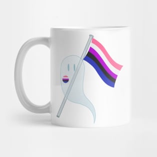 Pride Ghosts - Genderfluid Mug